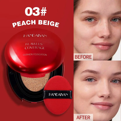 Air Cushion Foundation Light Natural Moisturizing Concealer Whitening Oil-Control Women Base Long-Lasting Makeup Korean Cosmetic