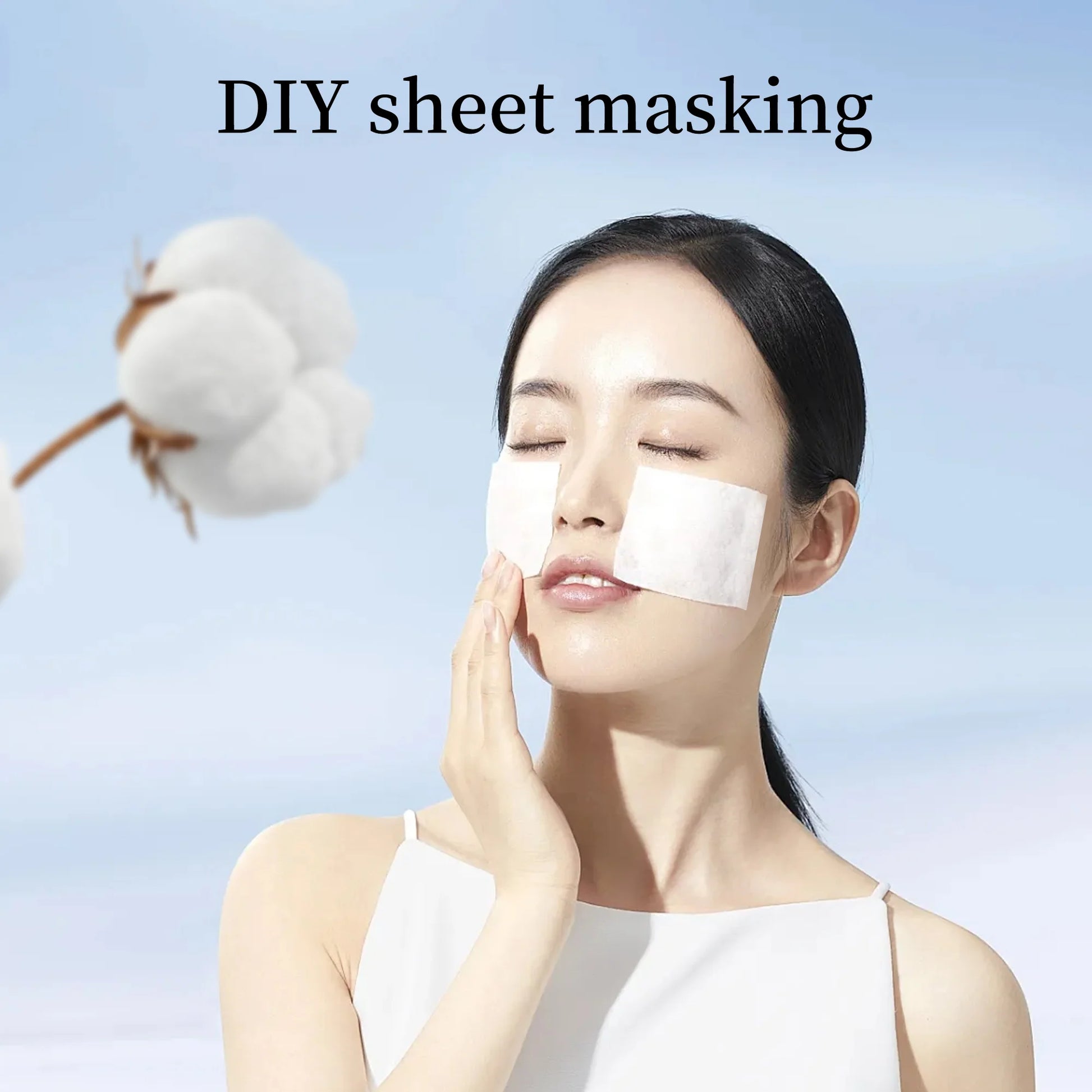 可撕4层卸妆湿敷二合一棉片 Multi-Purpose Cotton Pads, Make-Up Remover & Toner Mask, 100 Pcs/Pack