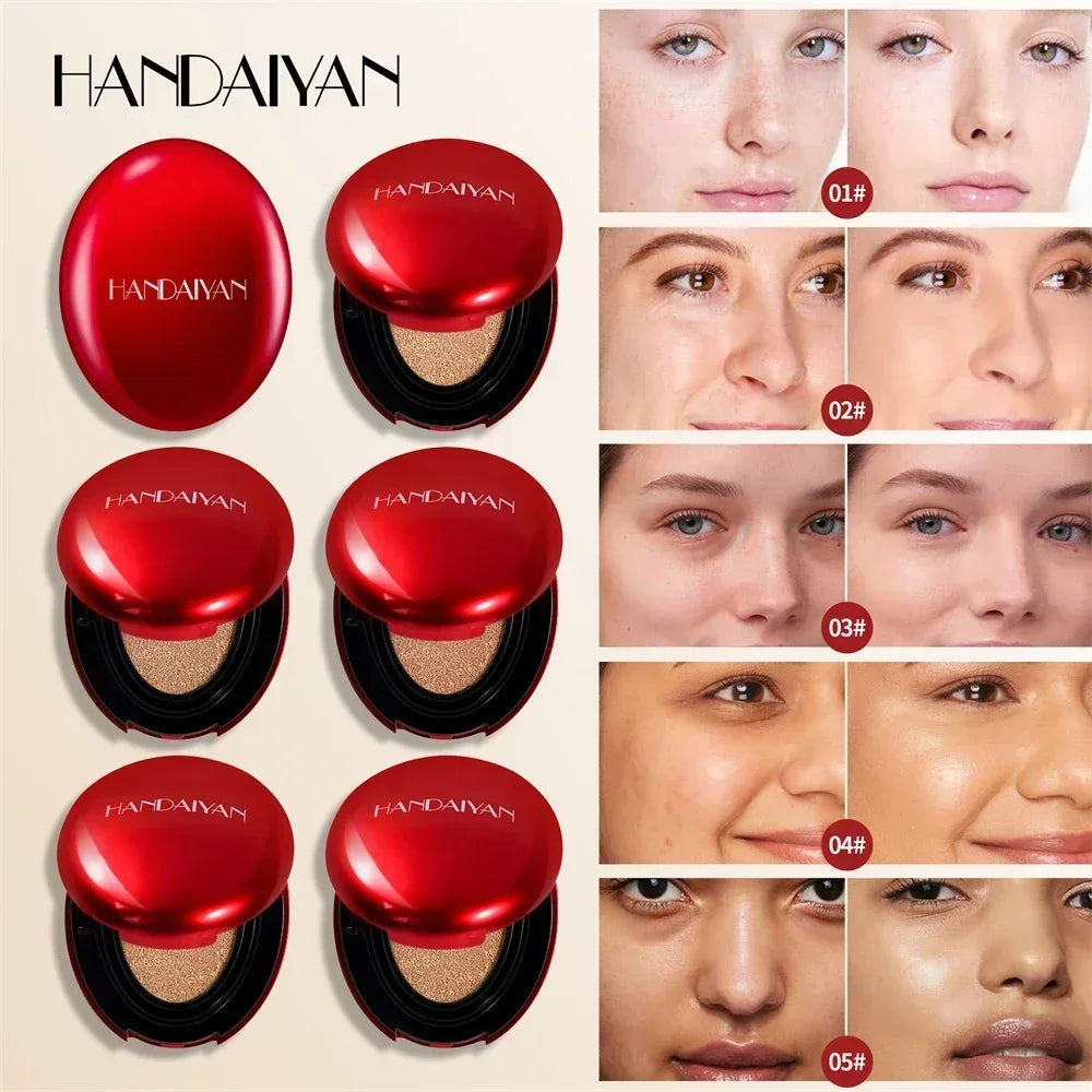 Air Cushion Foundation Light Natural Moisturizing Concealer Whitening Oil-Control Women Base Long-Lasting Makeup Korean Cosmetic