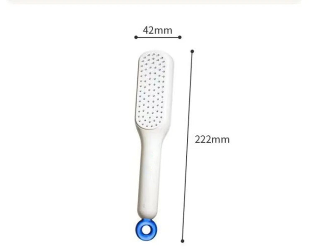Retractable Comb Self-Cleaning Hair Brush Anti-Static Massage Comb for Women Smooth Hair Self Cleaning Hair Brush