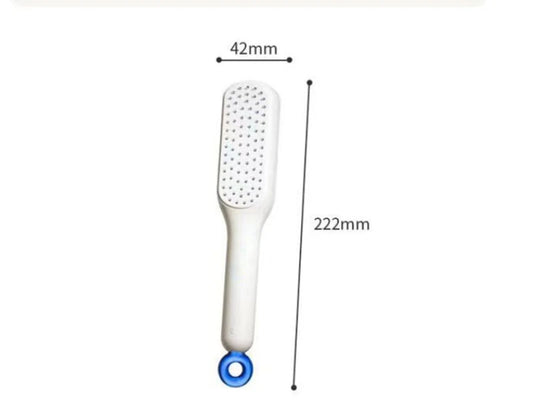 Retractable Comb Self-Cleaning Hair Brush Anti-Static Massage Comb for Women Smooth Hair Self Cleaning Hair Brush
