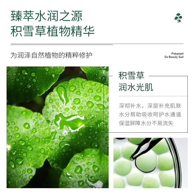 Centella Asiatica Polypeptide Skin Care Set Aloe Moisturizing Oil-Controlling Face Serum Cream Lotion Set Ascorbic Acid Essence