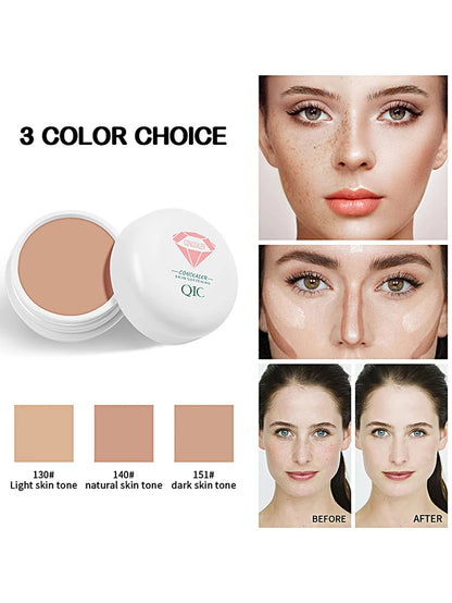 High Coverage Concealer Cover anti Dark Circle Freckle Long-Lasting Waterproof Foundation BB Cream for Face Makeup Base Cosmetic