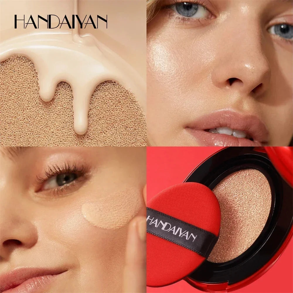Air Cushion Foundation Light Natural Moisturizing Concealer Whitening Oil-Control Women Base Long-Lasting Makeup Korean Cosmetic