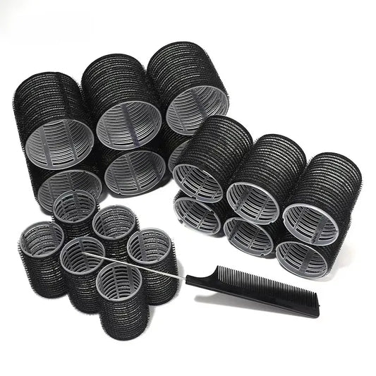 Hair Curling Rollers in Various Sizes for DIY Lazy Hair Styling, Air Bangs Curlers, Plastic Hair Curling Tool