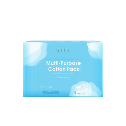 可撕4层卸妆湿敷二合一棉片 Multi-Purpose Cotton Pads, Make-Up Remover & Toner Mask, 100 Pcs/Pack